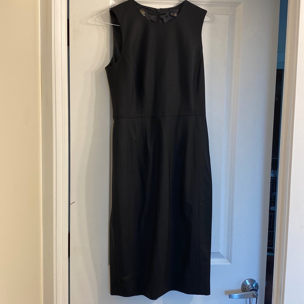 NWT- Never Been Worn. Brooks Brothers Dark Navy Sleeveless Dress Size 4